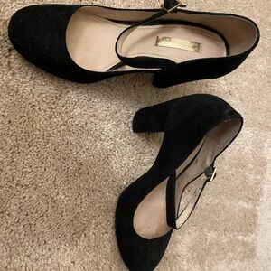 Louise et Cie Black Suede Heels